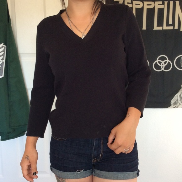 V-Neck Sweater Shirt