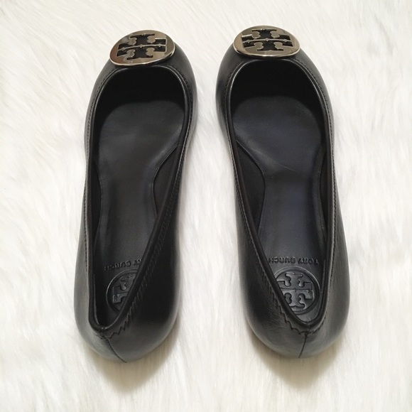 🚫SOLD🎉HP NEW Tory Burch Reva Black Ballet Flats! - Picture 2 of 4