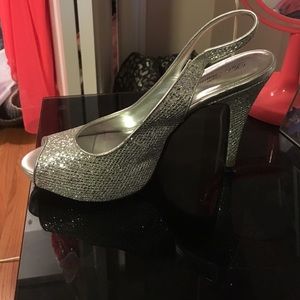 Sparkly shoes! Bought at DSW too small for me