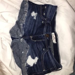Hollister jean shorts