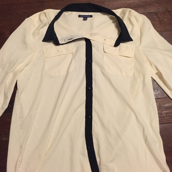 XL American Eagle button down blouse