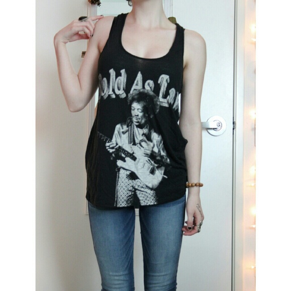 Jimmy Hendrix racer-back band tank top
