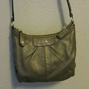 Grey coach cross body