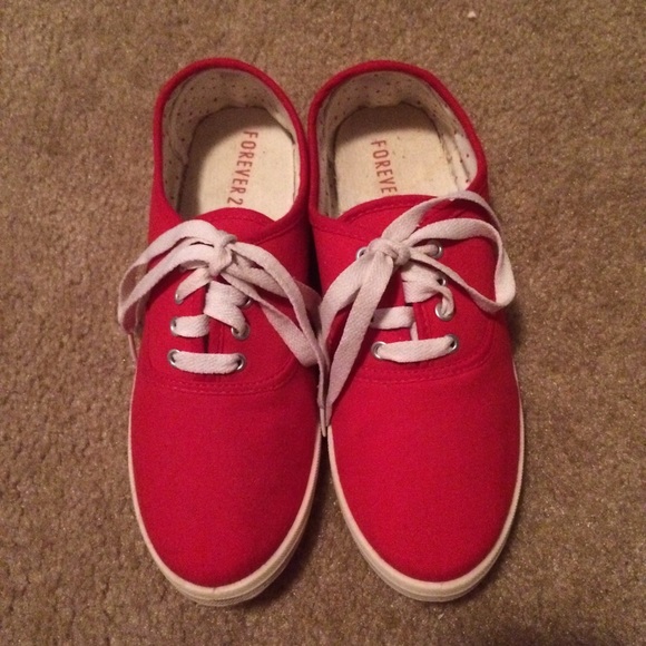 Red Low Tops