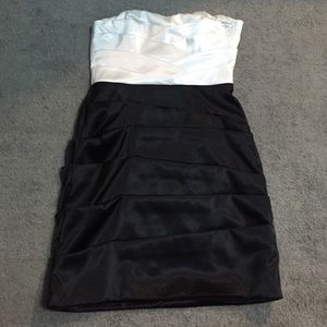 Strapless JCPenny Silky Dress