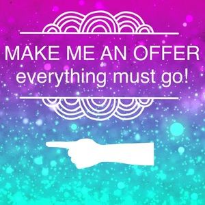 TAKING DOWN MY CLOSET SOON! ACCEPTING OFFERS!!!