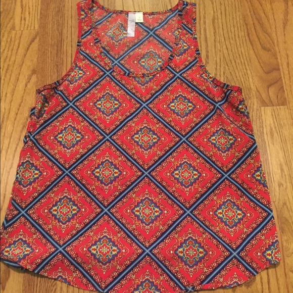 Red, Blue and Yellow Tank Top