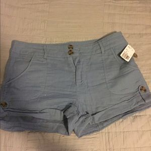 Light blue shorts