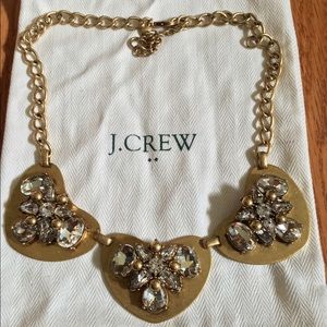 J. Crew Factory gold heart necklace