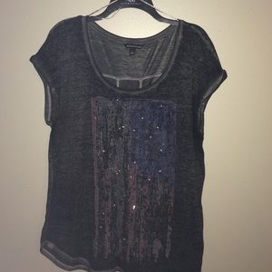 R&R American flag shirt. Xl. Worn once