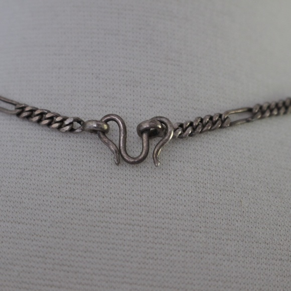 Silver Boho Golden Yellow Tear Drop necklace - Picture 4 of 4