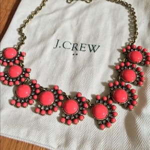 J. Crew Factory coral necklace