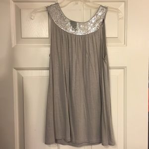 Sequin Tank Top
