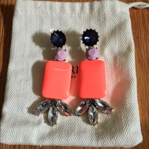 J. Crew Factory coral earrings