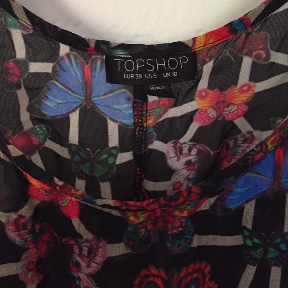TOPSHOP Butterfly Top - Picture 2 of 3
