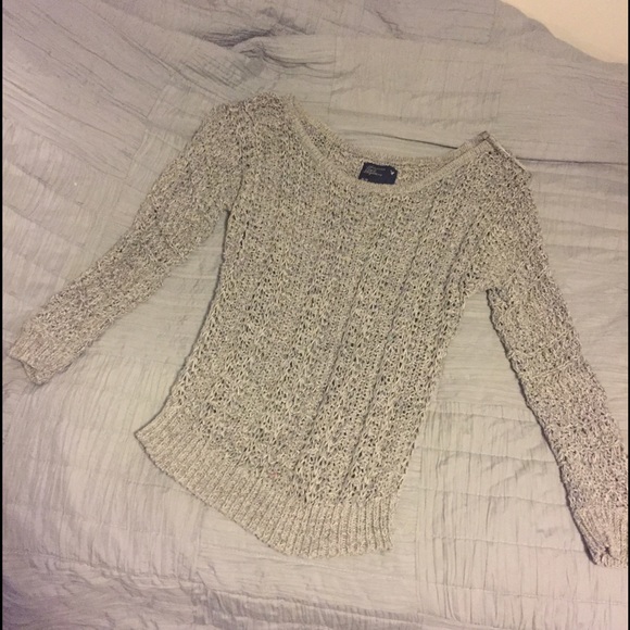 Light grey knit sweater
