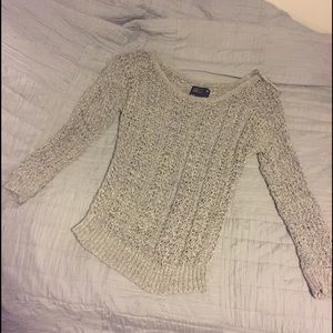 Light grey knit sweater