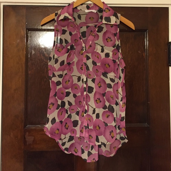 Lush sheer floral top