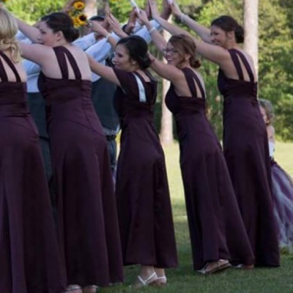 Garnet // wine color bridesmaid dress - Picture 2 of 2