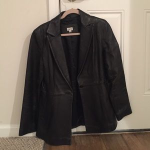 Leather jacket