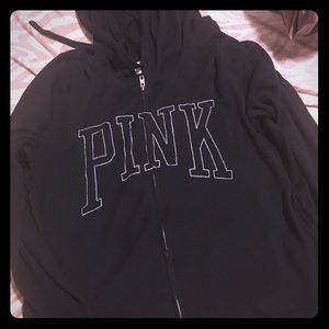 Black VS Pink zip up