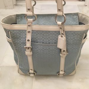 Blue Coach purse