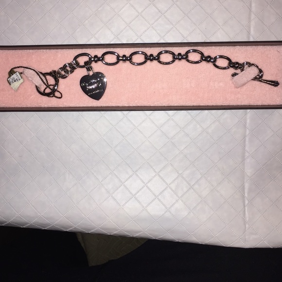 Juicy Couture heart bracelet.