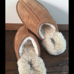 Chestnut Suede Scuffette UGG Slippers!!! Size W5
