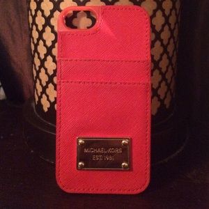 Michael Kors iPhone 5s case. With cards slots.