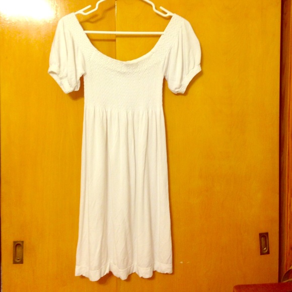 White beach coverup