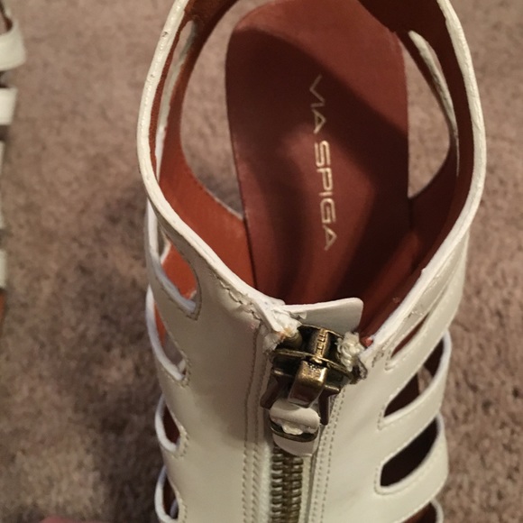 White Via Spiga gladiator sandals - Picture 2 of 3