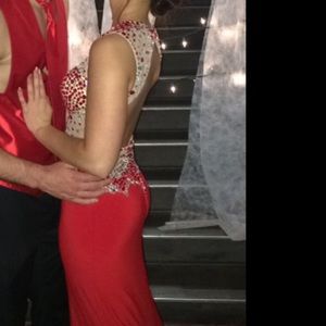 Red prom dress
