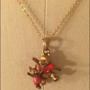 Disney --- Winnie  the Pooh and piglet necklace