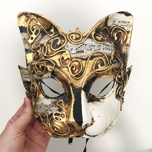 Musical Cat Masquerade Mask