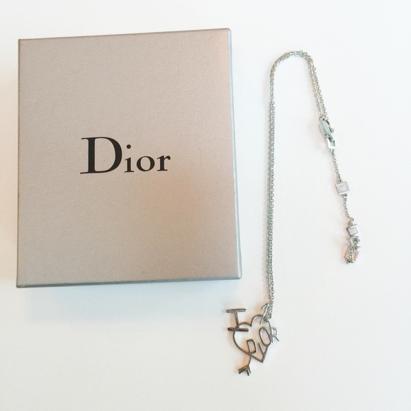 Christian Dior sliver necklace