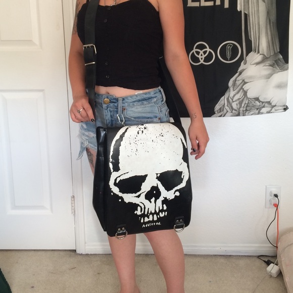 Skull Book Bag