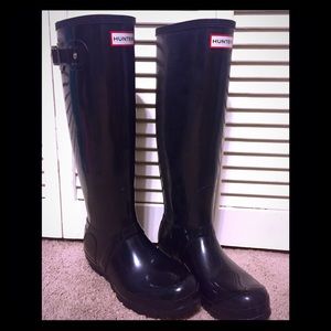 Hunter Rain Boots- Black