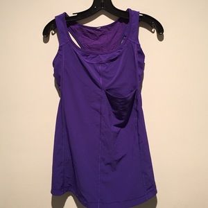 Lululemon royal purple running tank