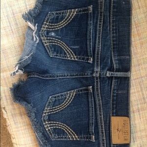 Hollister jean shorts