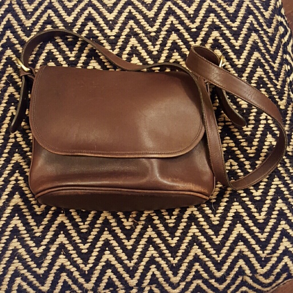 Authentic All Leather Vintage Coach Shoulder Bag