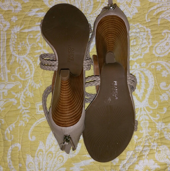 Classy Rear Zip Closure Sandals - Picture 4 of 4