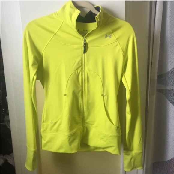 Bright yellow Under Armour jacket