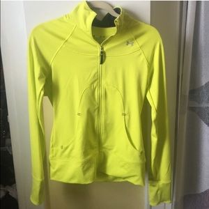 Bright yellow Under Armour jacket