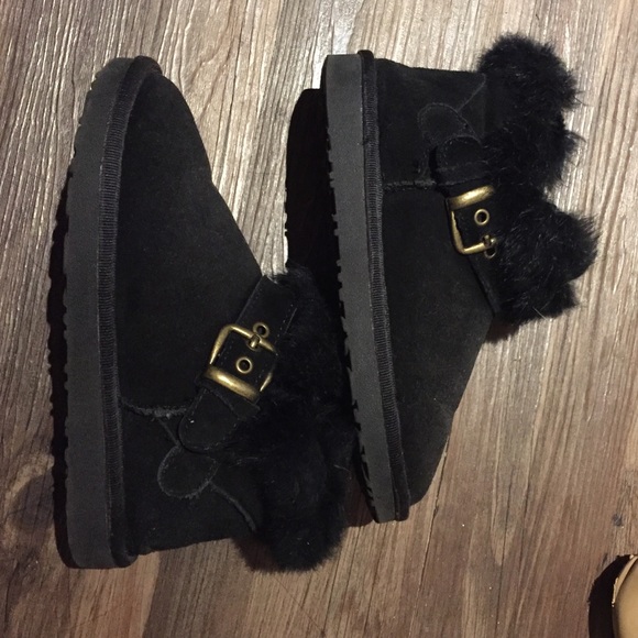 Ankle snow boots with fluffy edges! - Picture 3 of 4