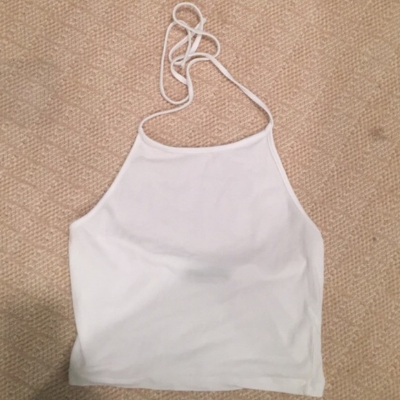 brandy melville halter crop top