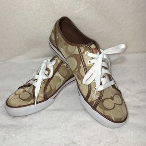Coach Shoes - Brown Leather trim