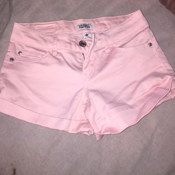 Pink Jean shorts