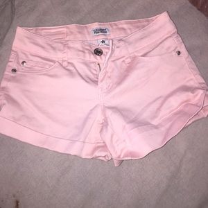 Pink Jean shorts