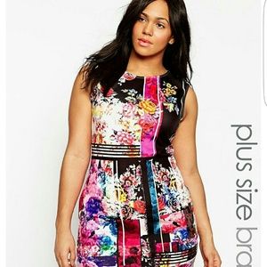 Asos Curve Print Dress