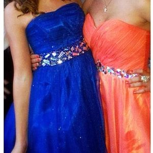 Blue/ Purple homecoming dress perfect condition